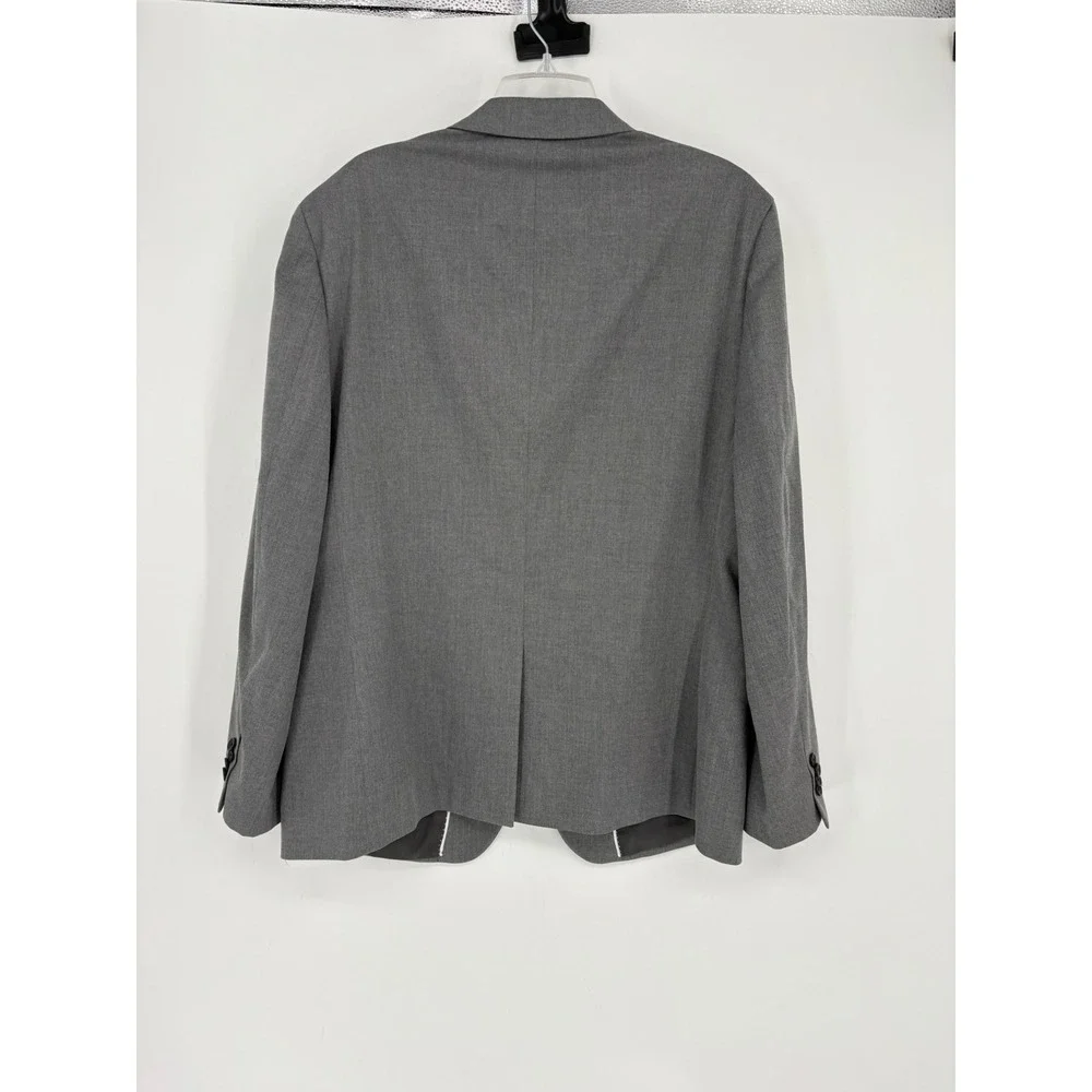 Banana Republic Blazer Mens 46R Gray Herringbone Two Button Formal Jacket